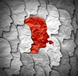 Red paper head blowing whistle regarding information on whistleblowers' protection in Canada