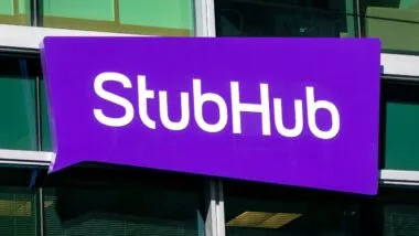 StubHub sign on HQ facade.