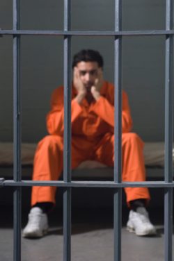 Inmate in solitary confinement