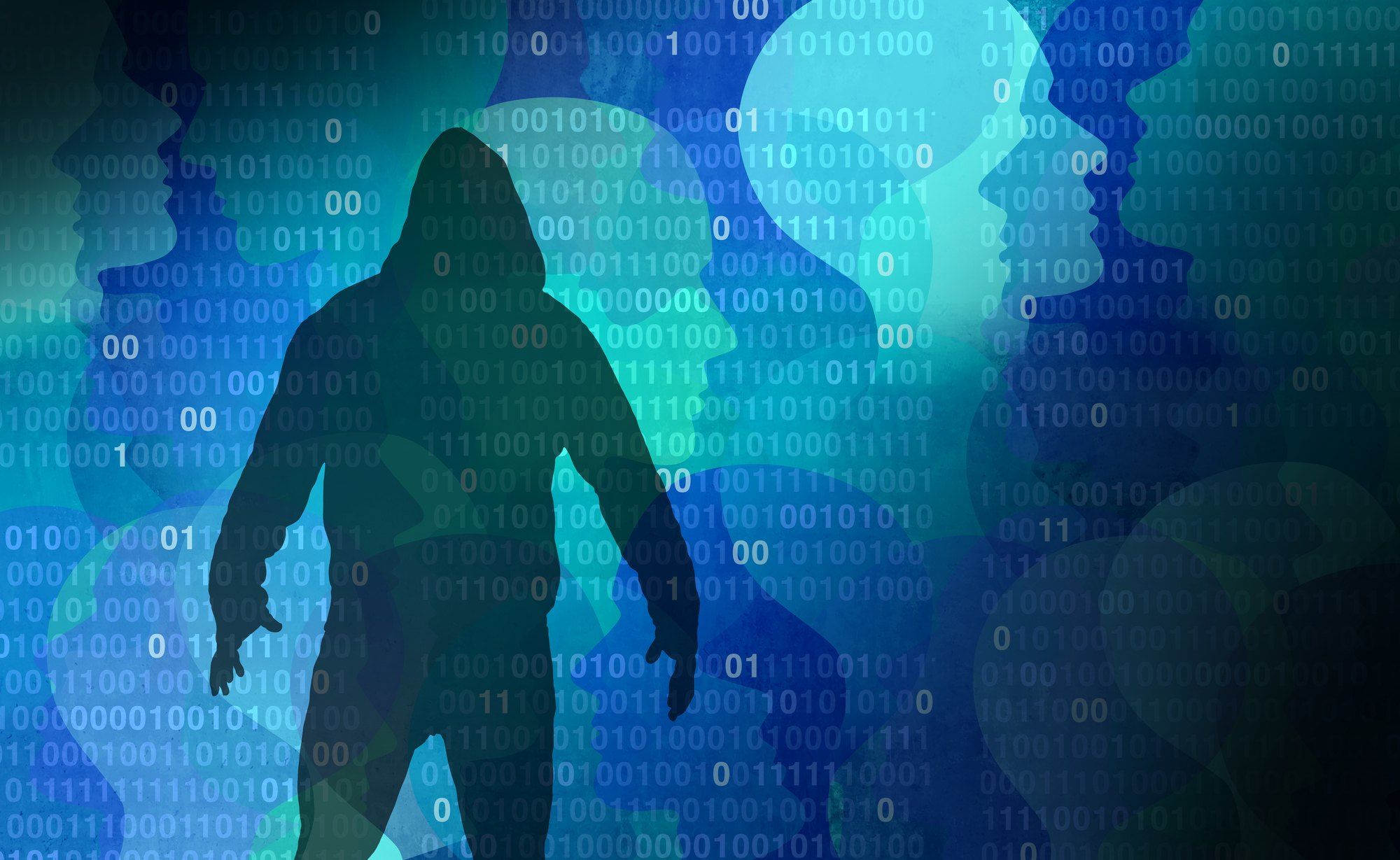 shadow on background of numbers and profiles regarding the privacy commissioners repot that LifeLabs failed to protect millions of Canadians information