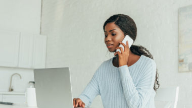 Woman trying to get a refund on the laptop regarding the ticket resale refund class action lawsuit filed