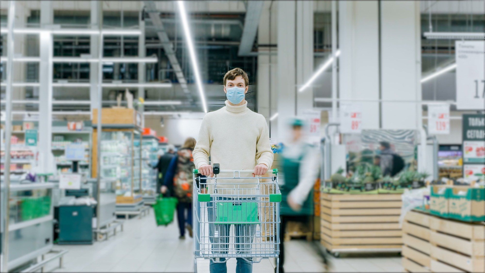 shopping in store mandatory face masks