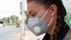 woman wearing mask after mandatory mask orders