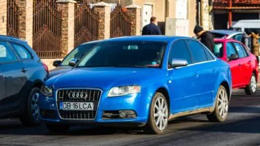 Blue Audi regarding the Audi start/stop defect class action lawsuit filed
