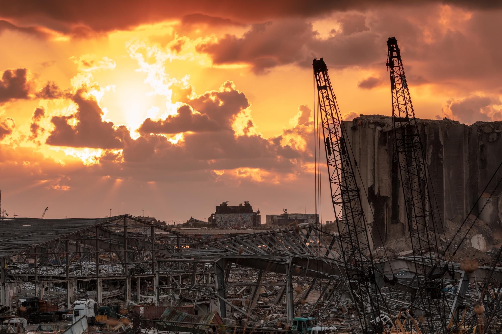 Beirut explosions devastation in Lebanon