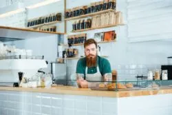 A business owner regarding information on business interruption insurance