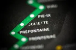 Joliette metro map green line