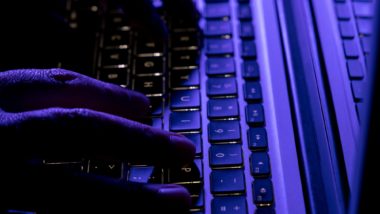 hacker typing