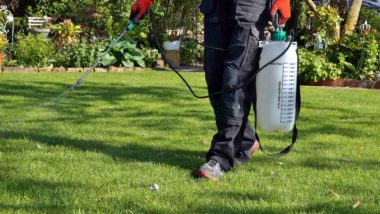 Person using Roundup regarding the Roundup cancer risks class action lawsuit