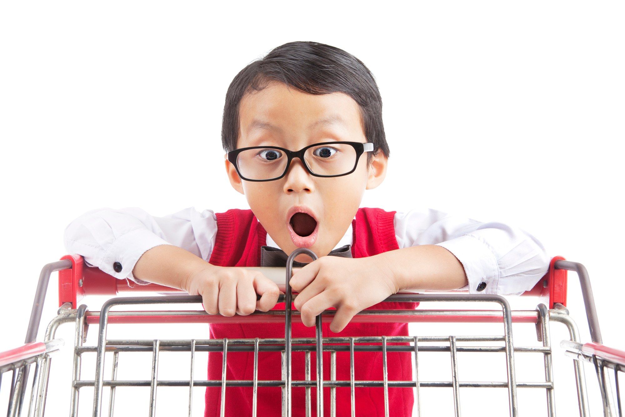 Shocked kid consumer regarding the products recalled due to hazards