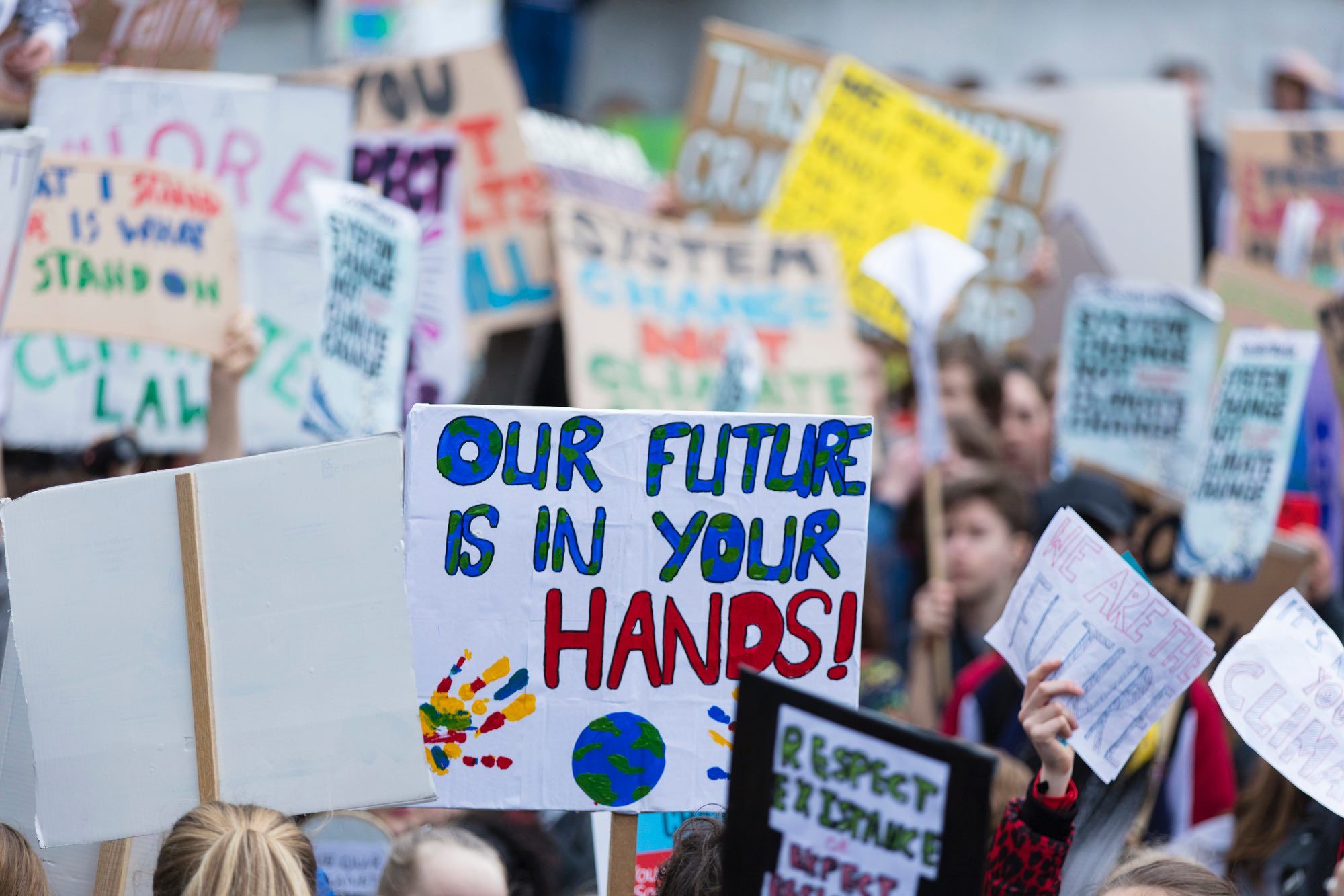 climate change protest amid environmental class actions