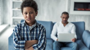 Upset little boy regarding the Arch Insurance class action lawsuit