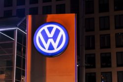 Volkswagen sign regarding the Bosch emissions cheating device class action settlement