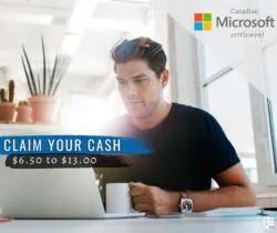 Microsoft Settlement graphic regarding the class action lawsuit settlement