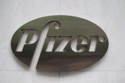 Pfizer vaccine sign 