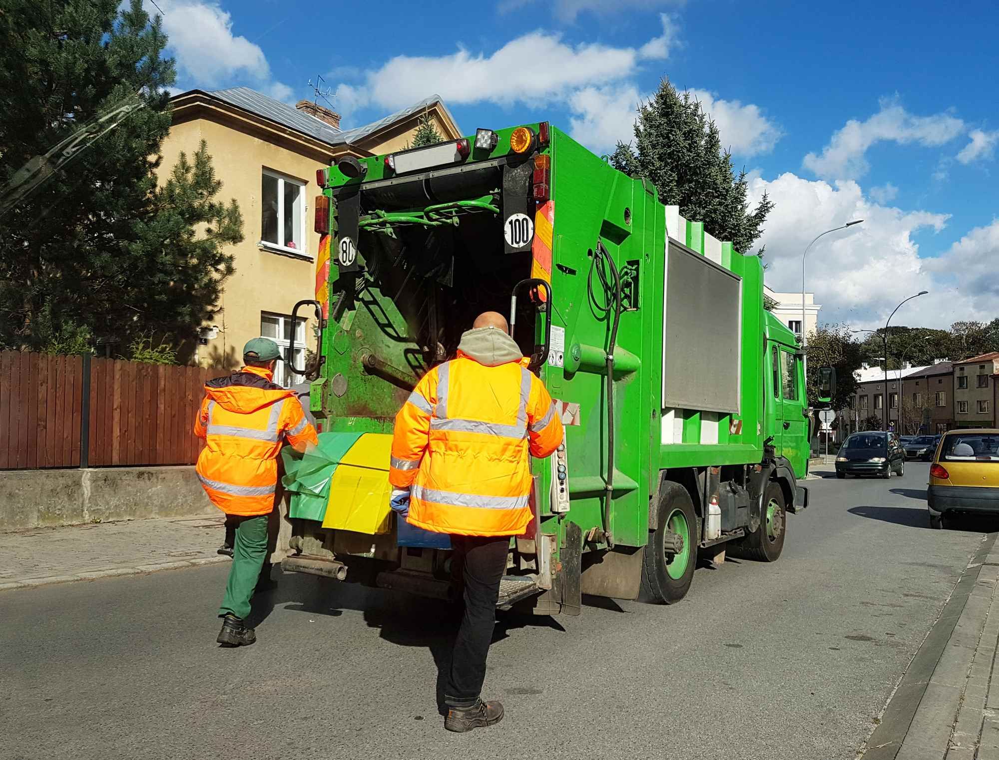 Garbage truck regarding GFL Environmental and fuel surcharges and fees class action lawsuit 