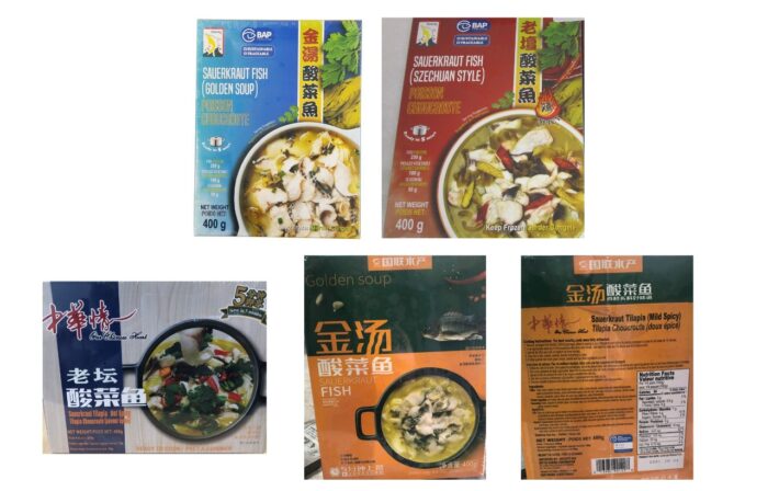 Sauerkraut Fish packaging