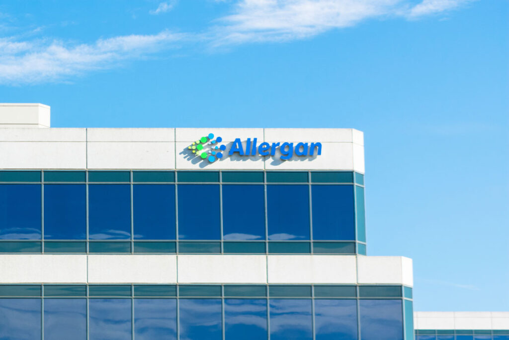 Allergan headquarters building exterior.