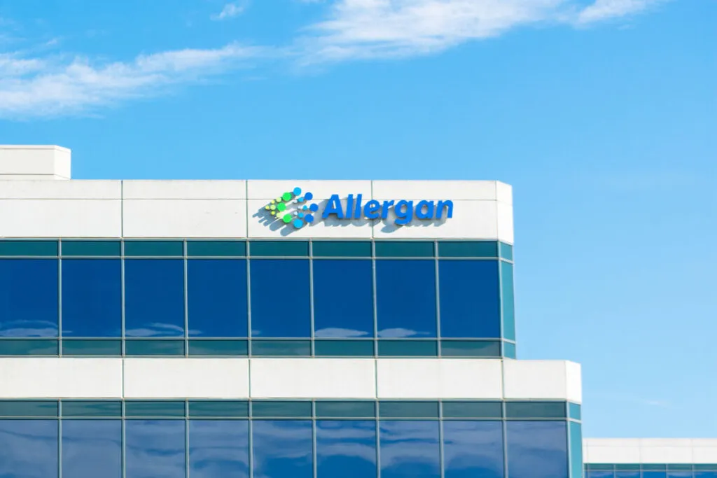 Allergan headquarters building exterior.
