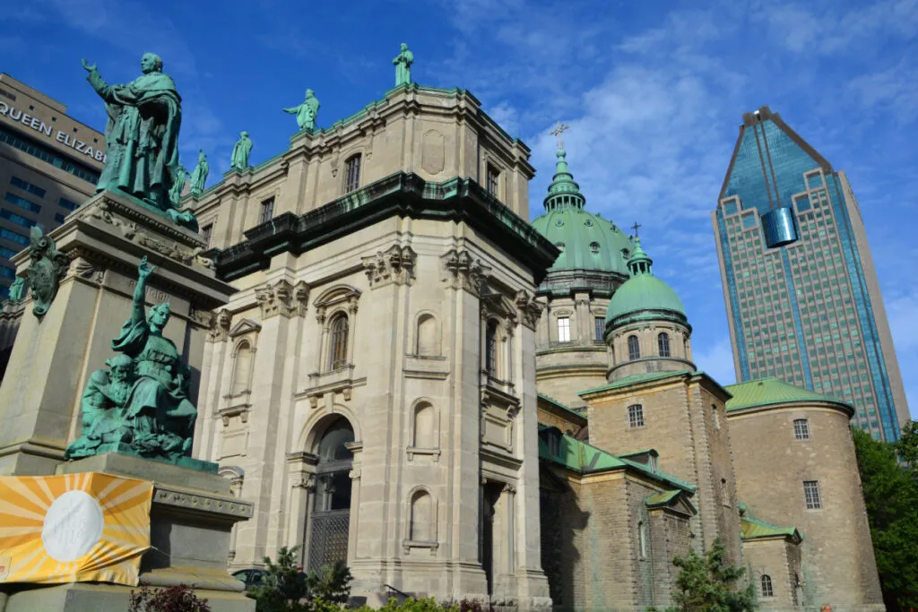 Cathedral-Basilica of Mary, Queen of the World in Montreal, Quebec, Canada, is the seat of the Roman Catholic archdiocese of Montreal.