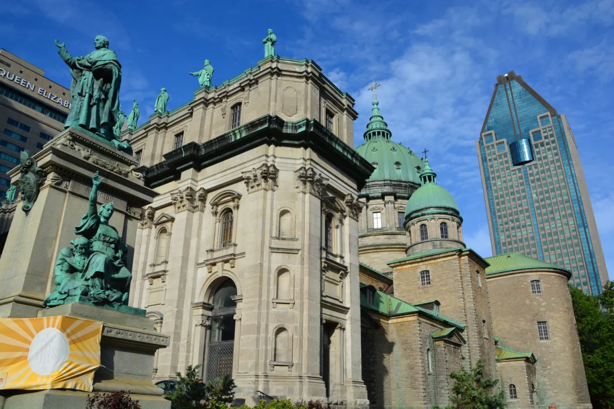 Cathedral-Basilica of Mary, Queen of the World in Montreal, Quebec, Canada, is the seat of the Roman Catholic archdiocese of Montreal.
