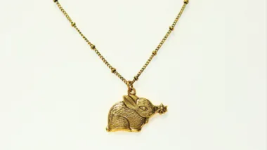 Pendant necklace vintage costume jewelry accessory