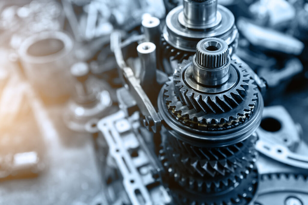 Close up of an auto transmission, representing the Canadian Auto Parts settlement.