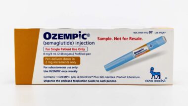 An Ozepmic medication box, representing the Ozempic side effects class action lawsuit.