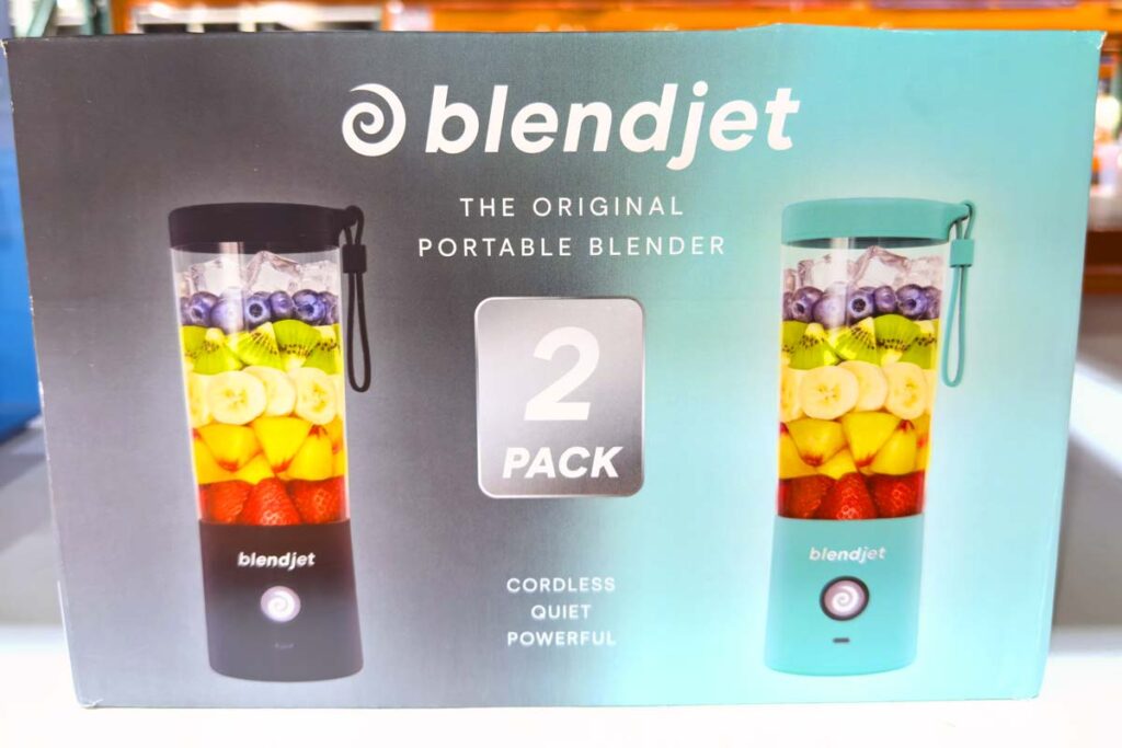 Blendjet product on a supermarket shelf, representing the BlendJet blenders recall.