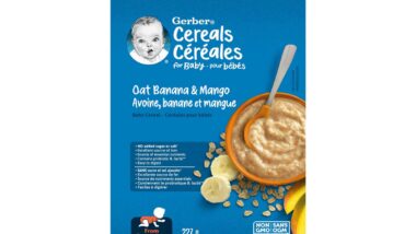 Product photo of recalled baby food by Gerber, representing the Gerber baby cereal recall.