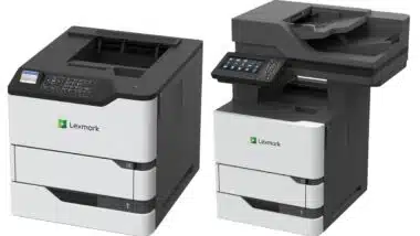 Product photo of recalled printers, representing the Lexmark recall.