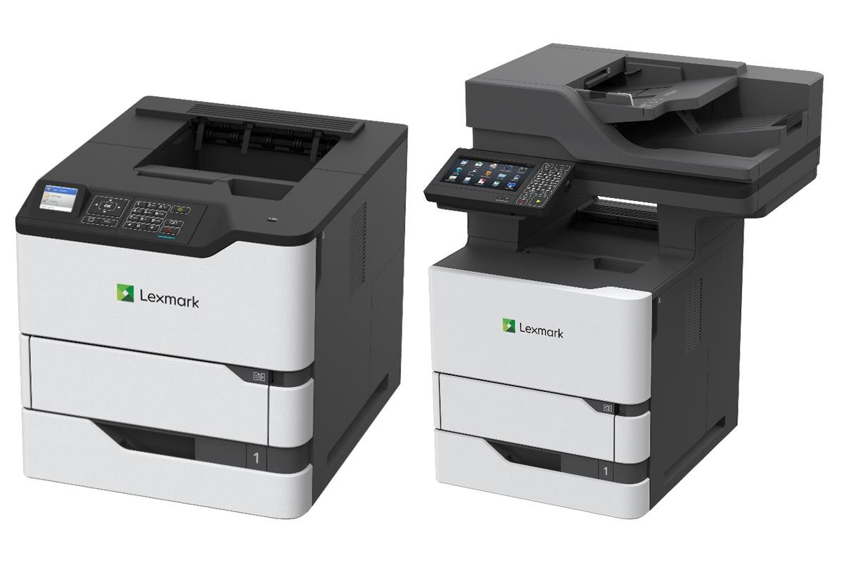 Product photo of recalled printers, representing the Lexmark recall.