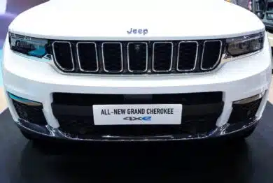 Jeep Cherokee on display