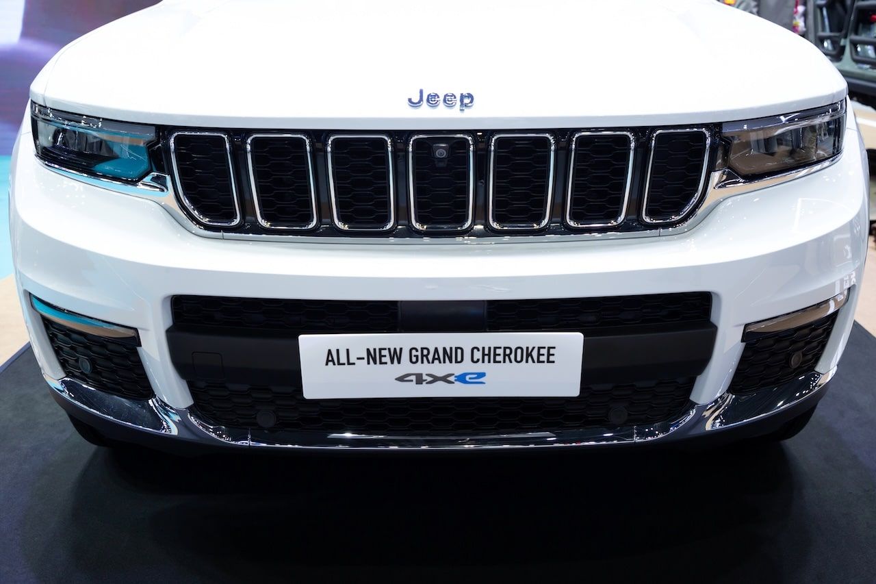 Jeep Cherokee on display