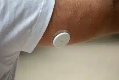Man Wearing Freestyle Libre Sensor on Arm