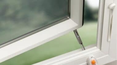 Recalled window opening control device installed on 100 Series casement windows