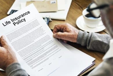 Life Insurance Policy Terms of Use Concept