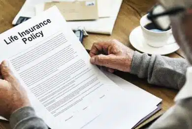 Life Insurance Policy Terms of Use Concept